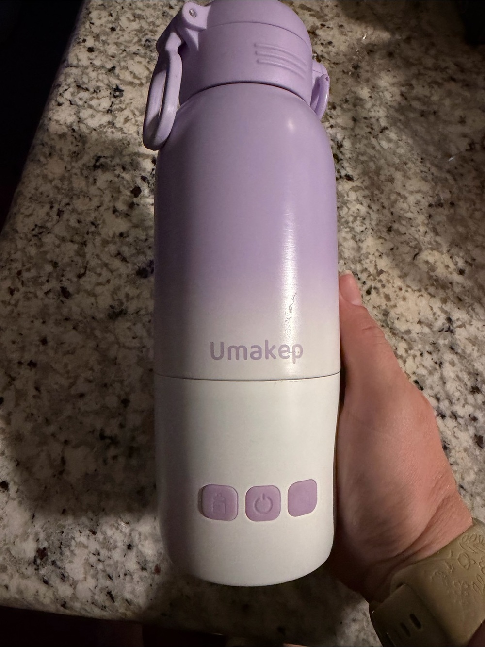 Portable Bottle Warmer for Travel, Cordless Baby milk warmer